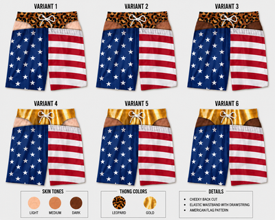 CheekWave™ - Swim Trunks