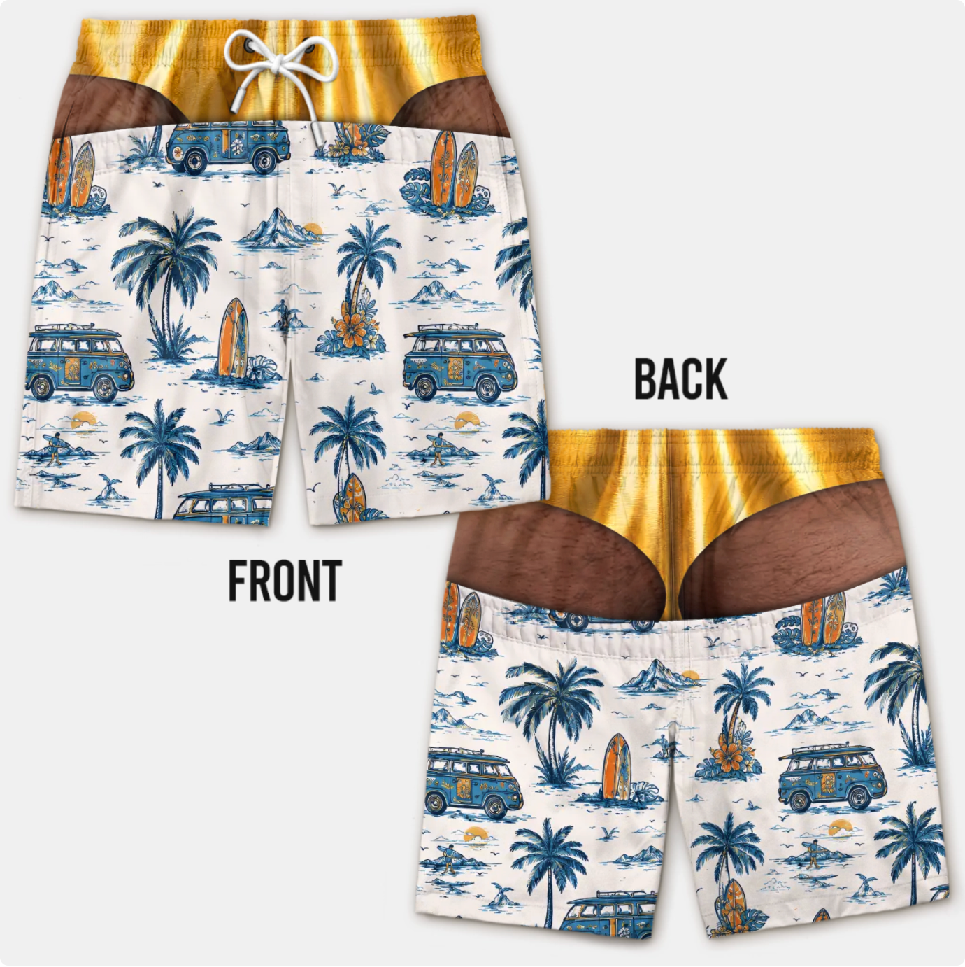 CheekWave™ - Swim Trunks